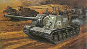DML JSU-122 Vs Panzerjager 3n1 Plastic Model Military Vehicle 1/35 scale #6787