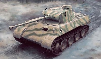 DML Panther Ausf.D V2 Plastic Model Military Vehicle Kit 1/35 Scale #6822