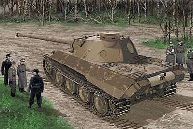 DML Panther Ausf.D V2 Versuchsserie Plastic Model Military Vehicle Kit 1/35 Scale #6830