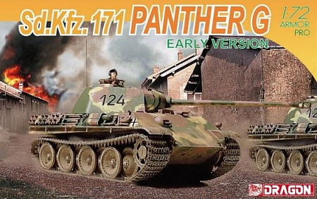 DML SdKfz 171 Panther G Tank Early Prod. Plastic Model Military Vehicle Kit 1/72 Scale #7205