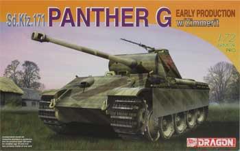 DML Panther G Early Production w/Zimmerit Plastic Model Military Tank Kit 1/72 Scale #7252