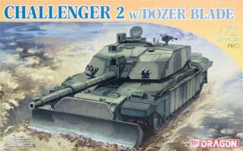 DML British Challenger II w/Newly Tooled Dozer Blade Plastic Model Tank Kit 1/72 Scale #7285