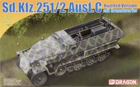 DML Sd.Kfz.251/2 Ausf.C w/GrW34 Mortar Carrier Plastic Model Halftrack Kit 1/72 Scale #7308