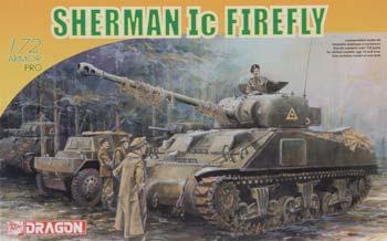 DML Sherman IC Firefly Tank Plastic Model Military Vehicle Kit 1/72 Scale #7322