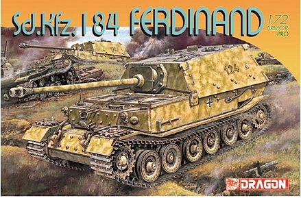 DML SdKfz 184 Ferdinand Plastic Model Tank Kit 1/72 Scale #7344