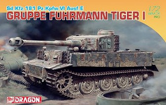 DML SdKfz 181 PzKpfw VI Gruppe Fehrmann Tiger I Plastic Model Tank Vehicle Kit 1/72 Scale #7368