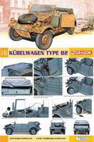 DML Kubelwagen Plastic Model Military Vehicle Kit 1/6 Scale #75003