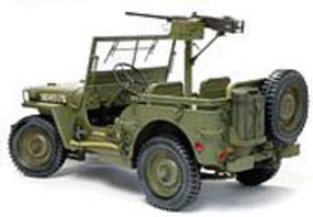 DML 1/4tON Truck W/M2 .50Cao Machine Gun Plastic Model Military Vehicle 1/6 Scale #75052