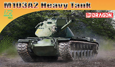 DML M103A2 Heavy Tank Plastic Model Military Vehicle Kit 1/72 Scale #7523