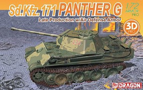 DML SdKfz 171 Panther G Tank w/Air Defense Armor Plastic Model Tank Kit 1/72 Scale #7696