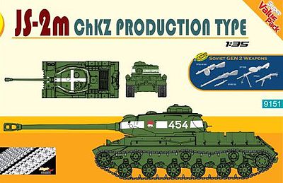 DML JS2-2m ChZK Production Type Tank Plastic Model Military Vehicle Kit 1/35 Scale #9151