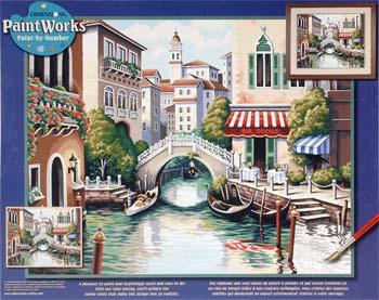 Dimensions Scenic Canal Paint By Number Kit #91303