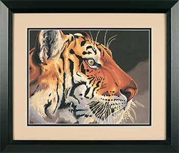 Dimensions Regal Tiger Paint By Number Kit #91323