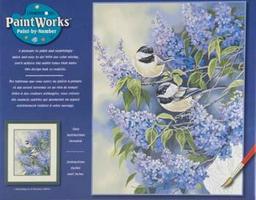 Dimensions Chickadees & Lilac Paint By Number Kit #91361