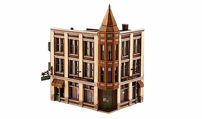 Design-Preservation Corner Department Store Kit HO Scale Model Railroad Building #12800
