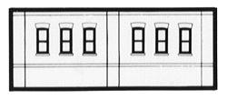 Design-Preservation Dock Level Window N Scale Model Railroad Building Accessory #60102