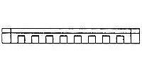 Design-Preservation Cornice O Scale Model Railroad Building Accessory #90109