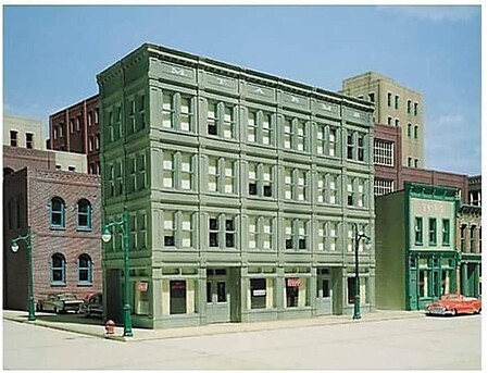 Design-Preservation M.T. Arms Hotel Kit HO Scale Model Railroad Building #woo11900