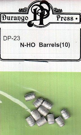 Durango N/HO Small Wood Barrels