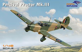 Dora Percival Proctor Mk III British Radio Trainer Plane Plastic Model Airplane Kit 1/48 #48006