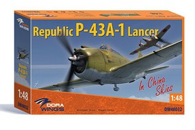 Dora Republic P43A1 Lancer Aircraft Plastic Model Airplane Kit 1/48 Scale #48032
