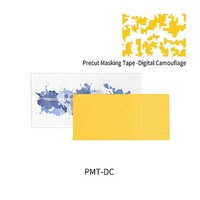 Dspiae Shaped Precut Masking Tape- Digital Camouflage