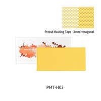 Dspiae Shaped Precut Masking Tape- Hexagonal 3mm