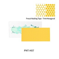 Dspiae Shaped Precut Masking Tape- Hexagonal 7mm