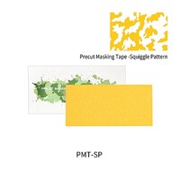 Dspiae Shaped Precut Masking Tape- Squiggle Pattern
