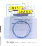 Detail-Master 2ft. Ignition Wire Light Blue Plastic Model Vehicle Accessory Kit 1/24-1/25 Scale #1026