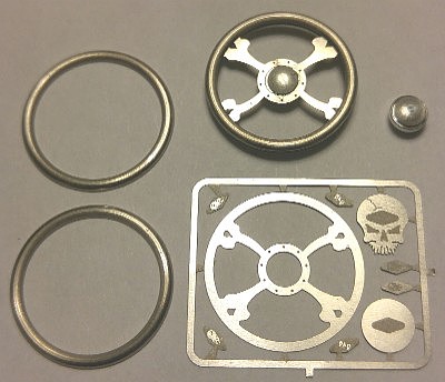 Detail-Master Toxic Billet Steering Wheel Kit Plastic Model Vehicle Accessory 1/24-1/25 Scale #3123
