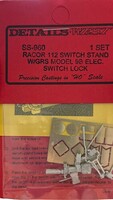 Details-West Racor 112 Switch Stand w/GRS Model 9B Elec. Switch Lock 1 Set