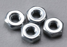 Du-bro 2.0MM Steel Hex Nuts (4/pkg)