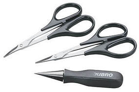 Du-bro Body Reamer, Scissors (Curved and Straight) Set