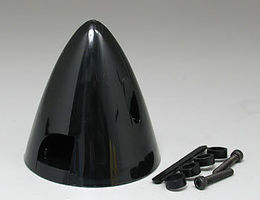 Du-bro (bulk of 3) 2-1/2'' Spinner Black (QTY/PKG- 1 )