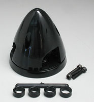 Du-bro (bulk of 3) 2'' Three Blade Spinner Black (QTY/PKG- 1 )