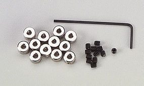 3/32'' Plated Brass Dura-Collars Bulk (QTY/PKG- 12 )