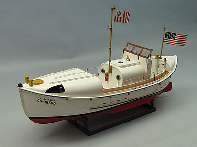 Dumas USCG 36 Motor Lifeboat RC Wooden Scale Powered Boat Kit #1258