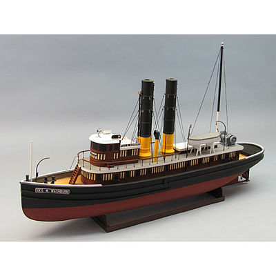 Dumas George W. Washburn RC Wooden Scale Powered Boat Kit #1260