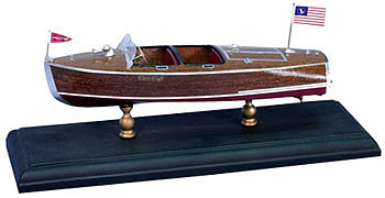 Dumas 1940 19 Barrel Back Kit Wooden Boat Model Kit #1705