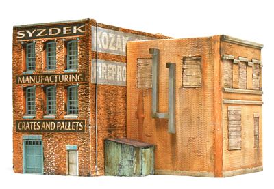 Downtown-Deco Syzdek Manufacturing Kit HO Scale Model Railroad Building #1057