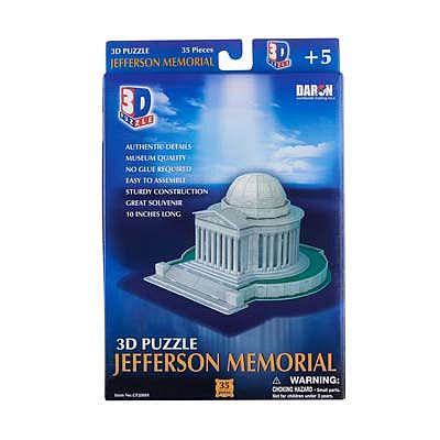 Daron Jefferson Memorial 3D 35pcs 3D Jigsaw Puzzle #208h