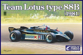 Ebbro 1981 Lotus Type 88B Team Lotus F1 Race Car Plastic Model Car Vehicle Kit 1/20 Scale #10