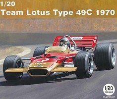 Ebbro 1970 Lotus Type 49C Team Lotus F1 Race Car Plastic Model Car Vehicle Kit 1/20 Scale #6
