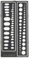 Eduard-Models Eduard Circle & oval stencils
