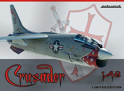 Eduard-Models Crusader Aircraft (Ltd Edition Plastic Kit) Plastic Model Airplane 1/48 Scale #11110