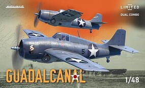 Eduard-Models F4F4 Wildcat USAF Fighter Dual Combo Plastic Model Airplane Kit 1/48 Scale #11170