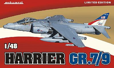 Eduard-Models Harrier GR7/9 Aircraft (Limited Edition Plastic Kit) Plastic Model Airplane Kit 1/48 #1166