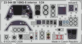 Eduard-Models 1/24 Eduard Bf 109G-5 interior Photo etched set for AIRFIX