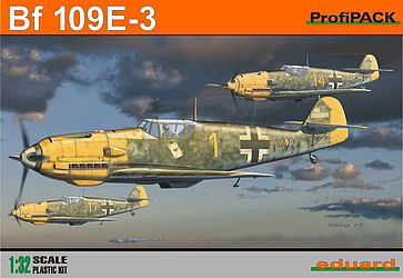 Eduard-Models Bf109E3 Fighter (Profi-Pack) Plastic Model Airplane Kit 1/32 Scale #3002